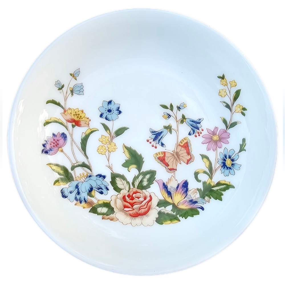 Aynsley - Vintage Cottage Garden Trinket Bowl. Made In England.
